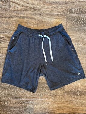 Vuori Men's Performance Drawstring Shorts - Small, Charcoal